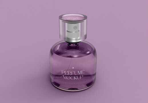 3D Perfume Bottle Mockup