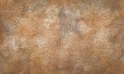 Abstract watercolor background in brown, red and gray tones. Copy space, horizontal banner.