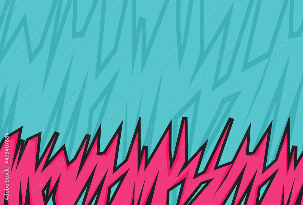 Poster abstract background with simple graffiti art and some copy space area