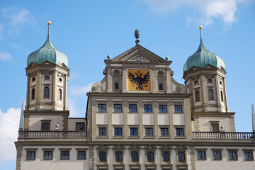 Fototapeta na wymiar Augsburg Town hall, Bavaria, Germany