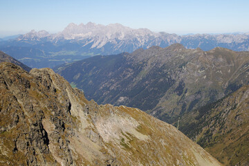 Mountain view in Klafferkessel, Austria	