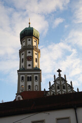 Fototapeta na wymiar Basilica of Saint Ulrich and Afra in Augsburg, Germany