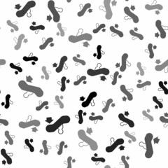 Black Escalator up icon isolated seamless pattern on white background. Vector