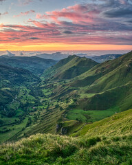 sunset views from the top of the mountain