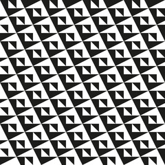 Seamless abstract geometric op art pattern background