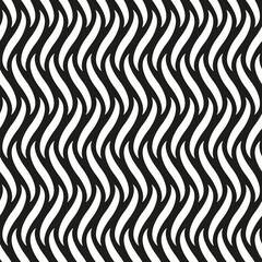 Seamless wavy line pattern background