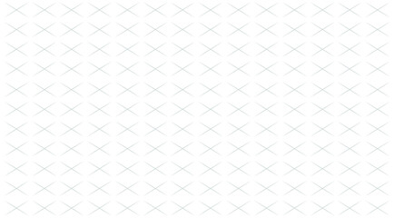 Fototapeta premium Simple abstract vector background of pale gray crosses covering a white background, geometric seamless pattern. Copy space. 