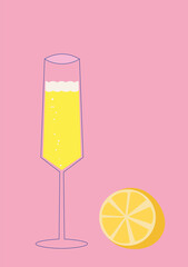 glass of lemonade