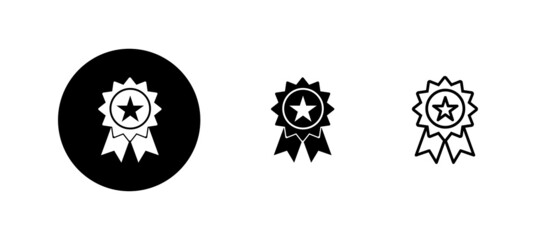 Badge icon set. Awards icon vector. Achieve sign and symbols