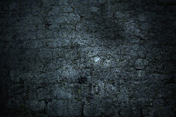 Abstract grunge dark Background, Texture. Gloomy dirty old empty concrete wall.
