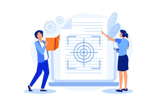 vision and scope document  illustration exclusive design inspiration