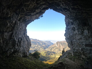 view in the hole
