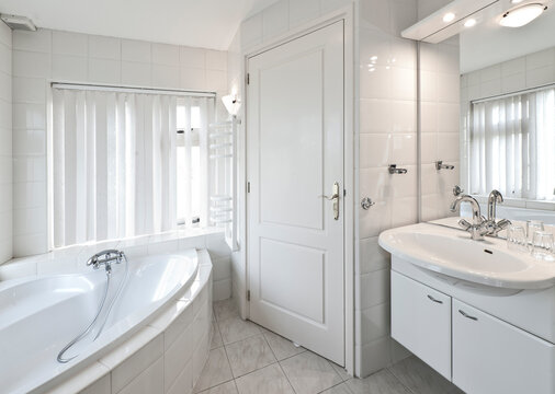 modern bathroom at hotel in the Netherlands