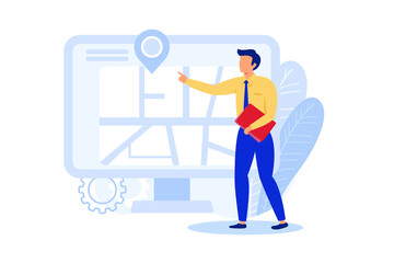 Maps illustration exclusive design inspiration