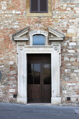 Renaissance inlayed front door