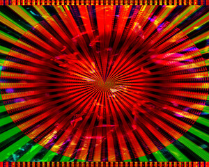 Illusion colorful design with lines modern background high quality big size prints