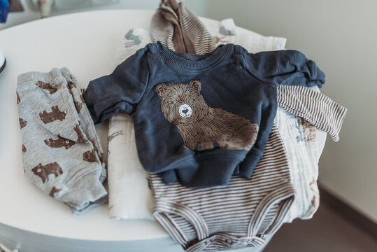 Newborn Baby Boy Outfit To Come Home From The Hospital In