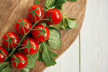 food kitchen cooking salad red tomatoes close-up