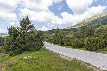 Obraz premium Landscape of Rila mountain near Belmeken Dam, Bulgaria