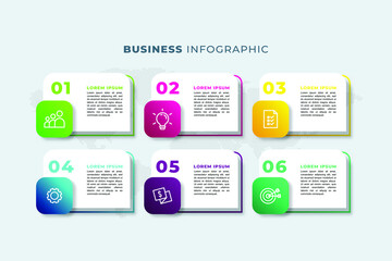 Obraz premium modern design template for infographics