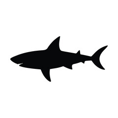 Naklejka premium shark silhouette icon