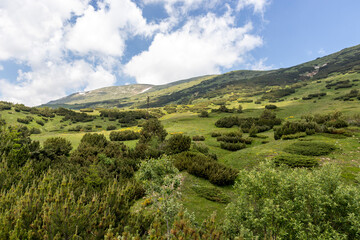 Fototapeta premium Landscape of Rila mountain near Belmeken Dam, Bulgaria