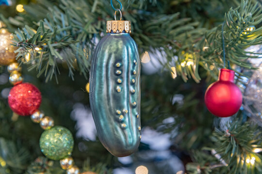 Christmas Tree  Pickle Decoration