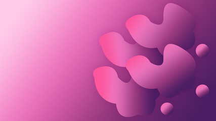 shape gradient pink and purple background wallpaper