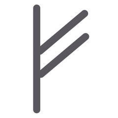 ルーン文字　フェオ