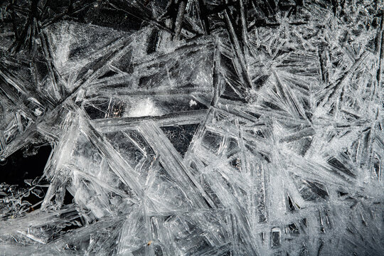 Strange Icicles and Ice Formations In New England Stream