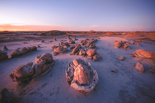 Famous mudstone "Alien Eggs" formation, Bad Lands, New Mexico