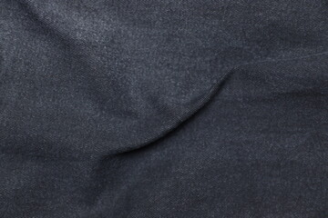 Fototapeta na wymiar Black jeans surface close up texture