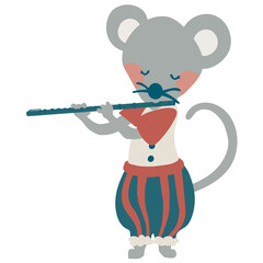 フルートとねずみ