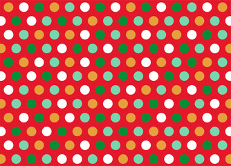 Christmas Dots seamless background for wallpaper