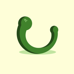 Fototapeta premium vector green symbol suitable for use as your brand logo.