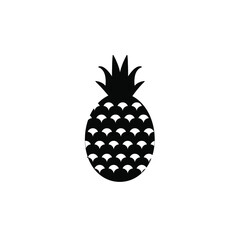 Pineapple icons symbol vector elements for infographic web