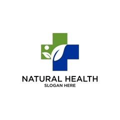 medical smart logo and natural health