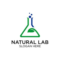 smart logo for natural laboratory company