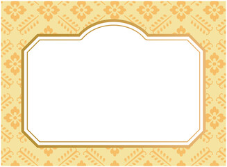 大正レトロ　フレーム枠
