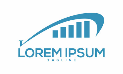 Unique financial logo Modern and minimalist vector and abstract logo