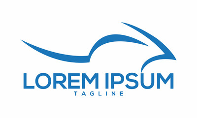 Unique motorbike logo Modern and minimalist vector and abstract logo