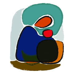 some abstract creative drawings for calendar, poster and post cards.