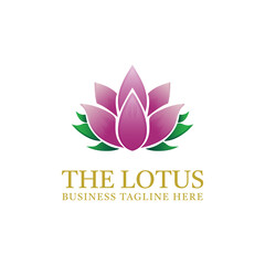 Beauty Lotus Logo Vector