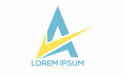 Unique letter logo Modern and minimalist vector and abstract logo