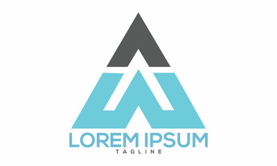 Unique letter logo Modern and minimalist vector and abstract logo