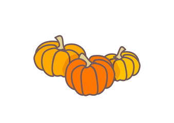 Ripe vegetable pumpkin