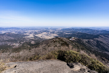 筑波山　女体山山頂からの風景