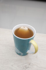 tofu ginger juice in a glass