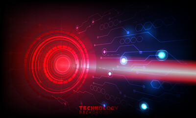 technology background. neon effect. Hi-tech digital technology.