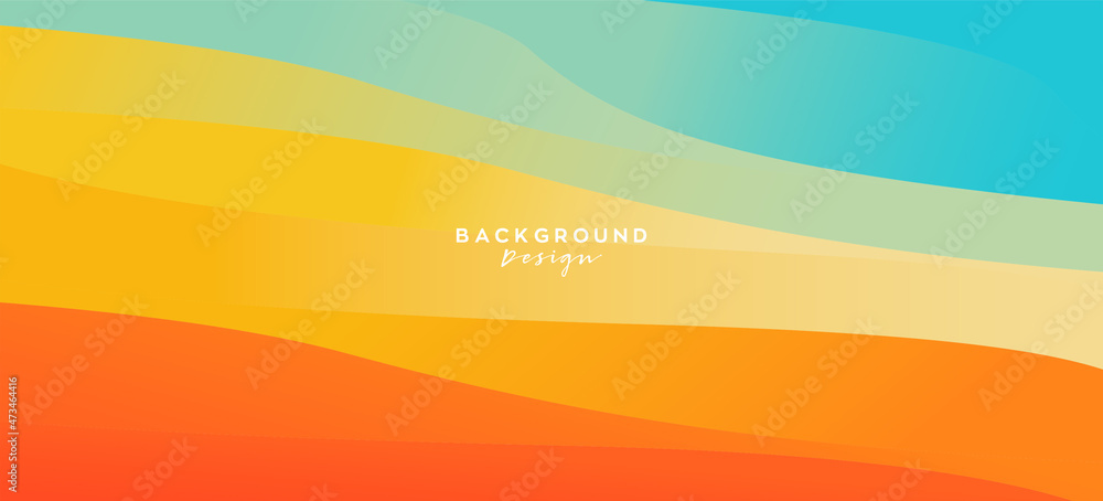 Poster abstract pattern background with colorful dynamic wave. modern vector illustration for poster, banne